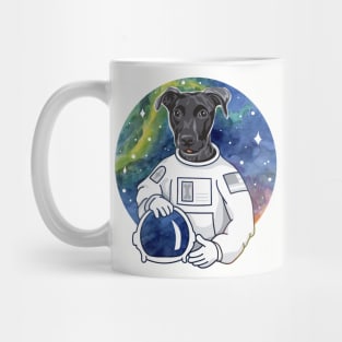 Dog Astronaut in Outer Space Mug